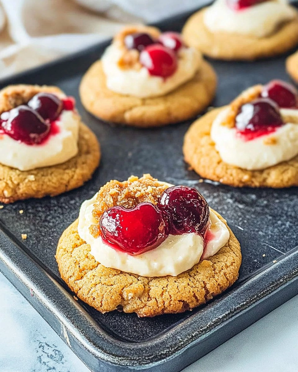 Cherry Cheesecake Cookies