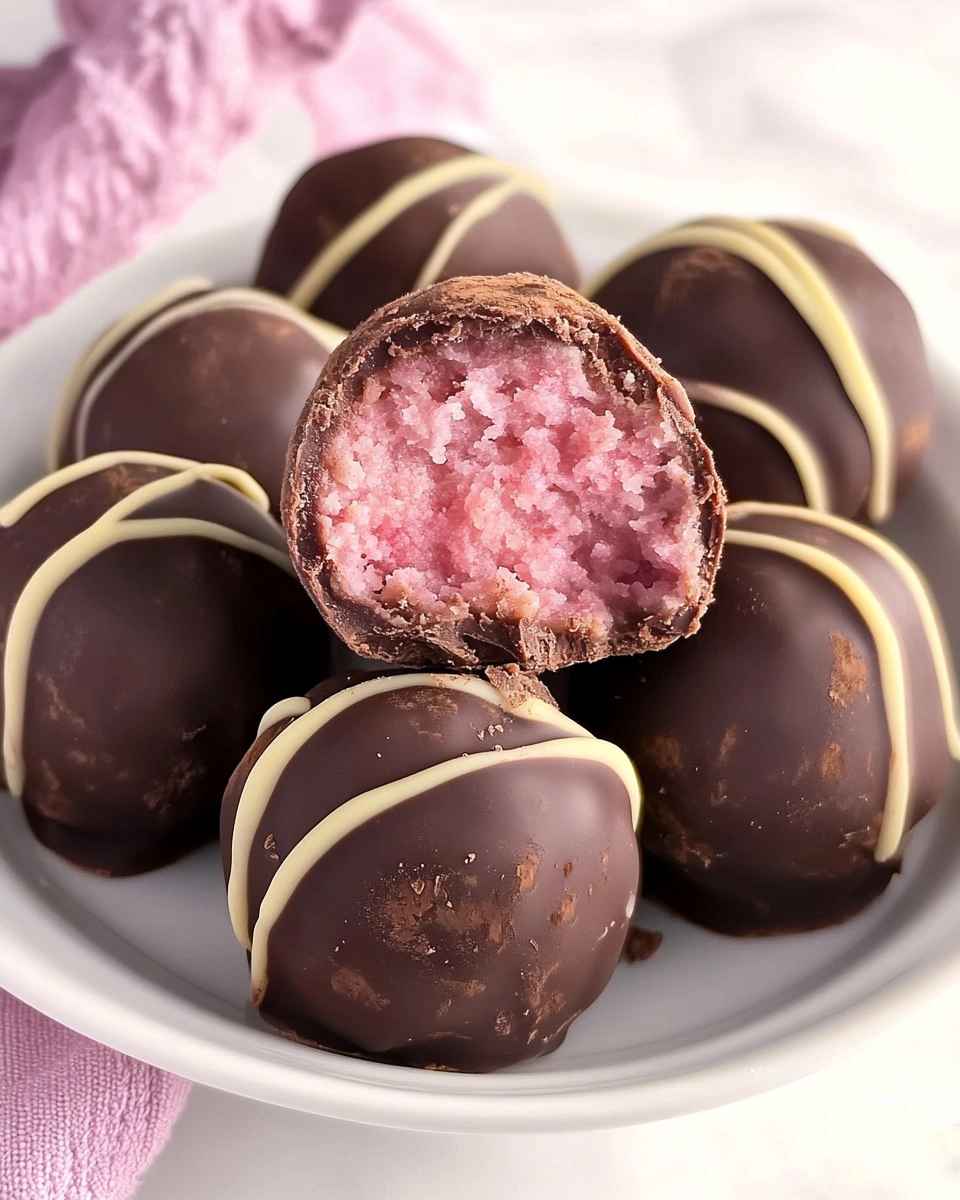 Chocolate Raspberry Truffles