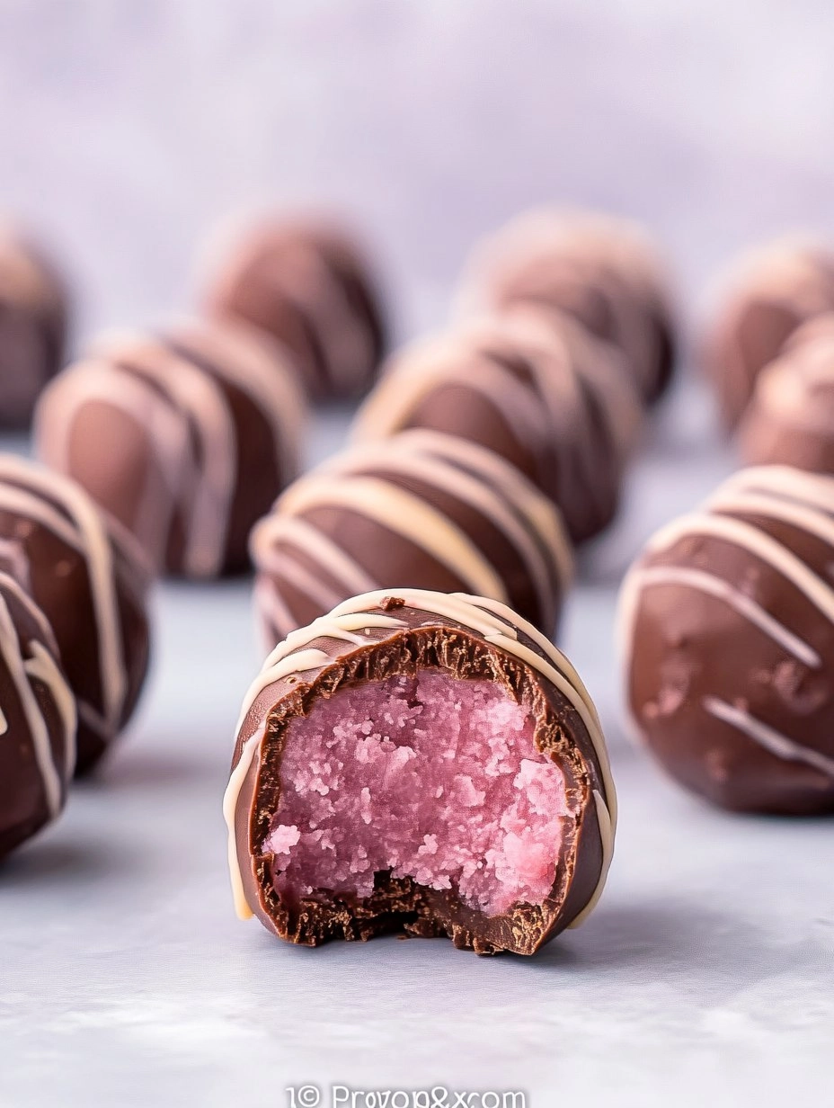 Chocolate Raspberry Truffles