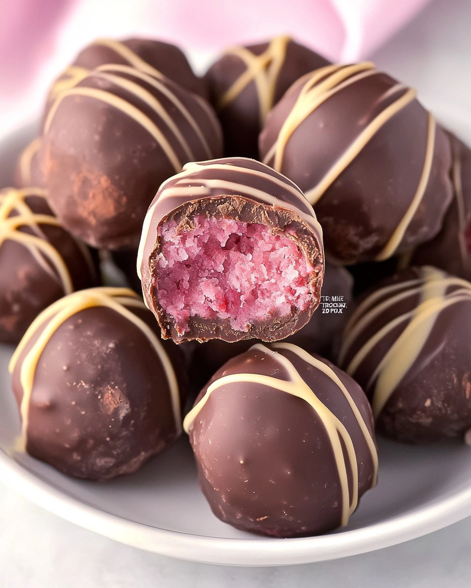 Chocolate Raspberry Truffles