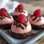Easy-Chocolate-Raspberry-Mousse-Domes-Recipe