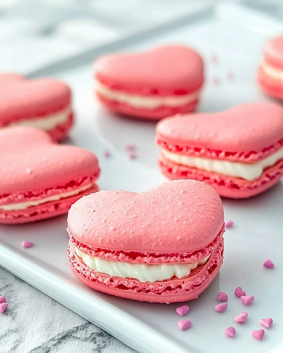 Galentine’s Brunch Foods : Heart-Shaped Macarons 130 Galentine’s Brunch Foods : Heart-Shaped Macarons