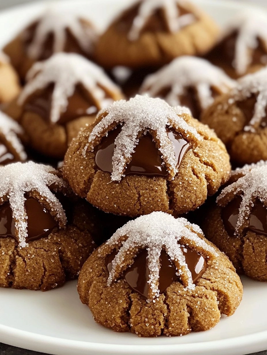 Gingerbread Kiss Cookies