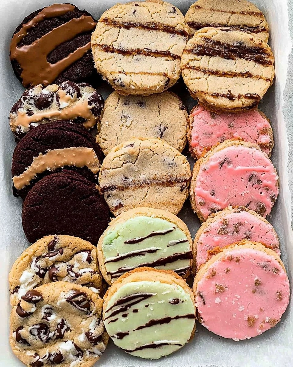 Icebox Slice & Bake Cookies (1 Dough, 5 Flavors)