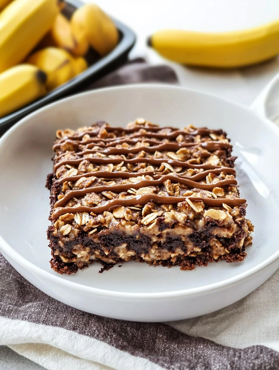 Peanut Butter Brownie Baked Oatmeal