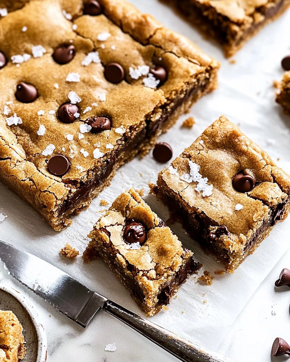 Salted Brown Butter Chocolate Chip Cookie Bars 102 Salted Brown Butter Chocolate Chip Cookie Bars