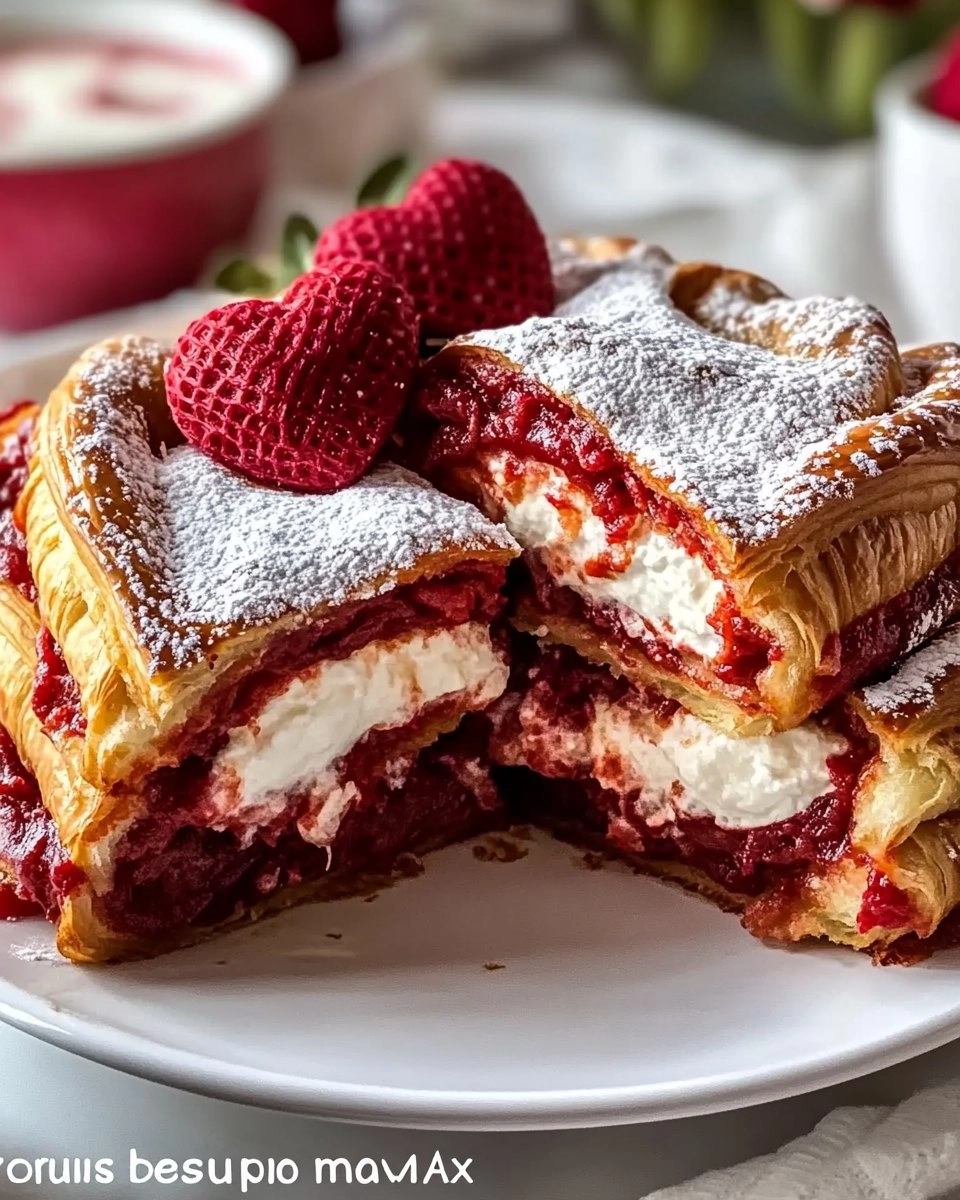 Valentine's Brunch Croissant Bake