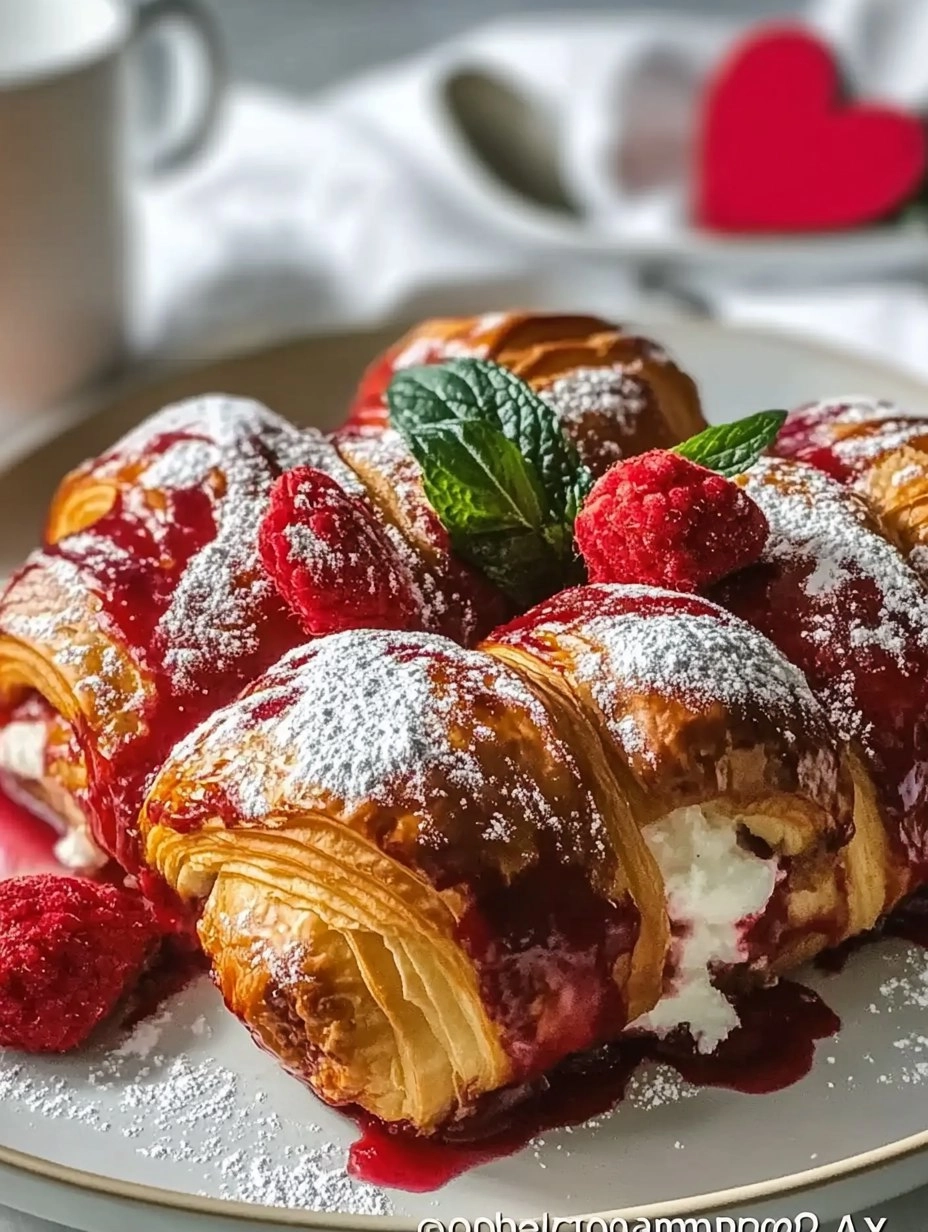 Valentine's Brunch Croissant Bake
