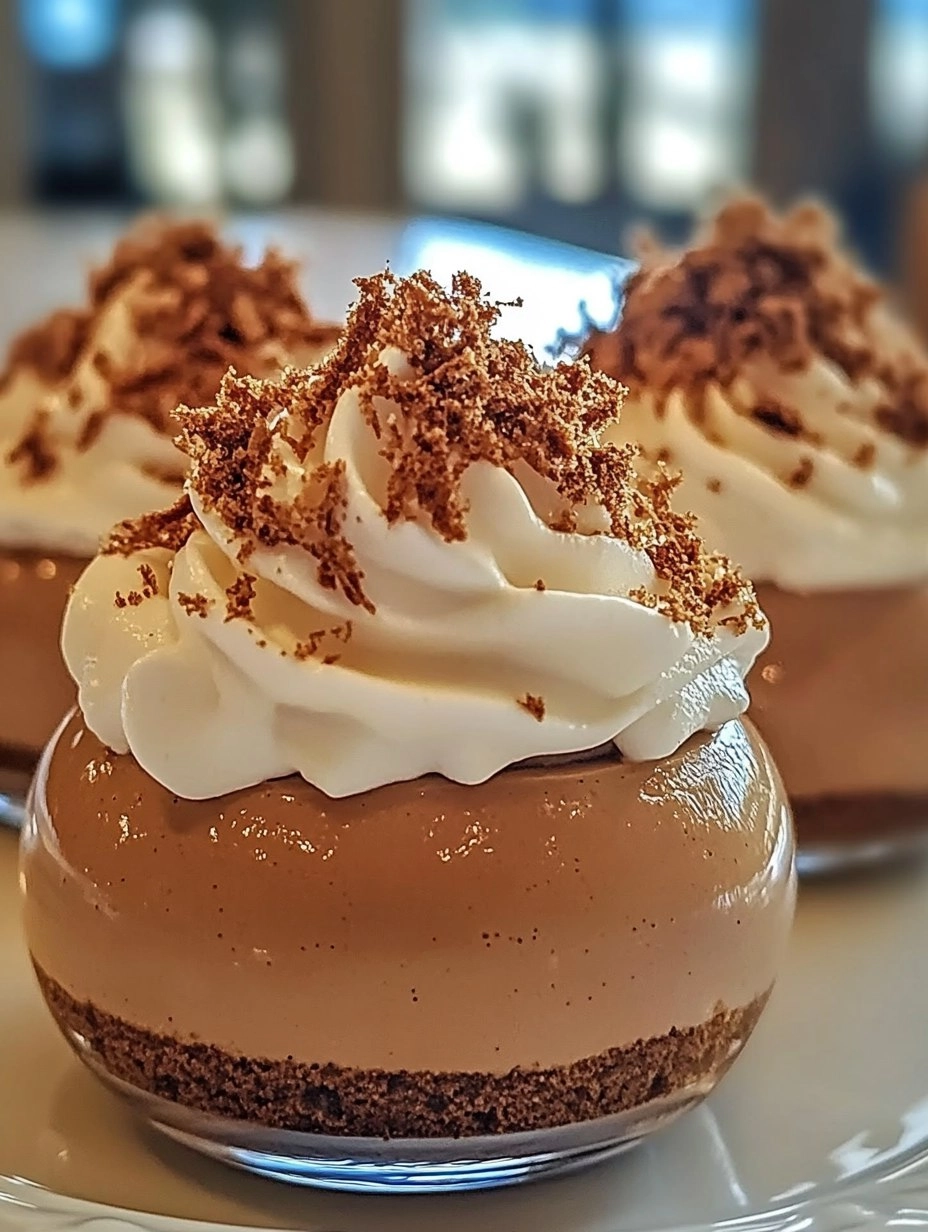 Valentine’s Day Decadent Gingerbread Latte Mousse Domes