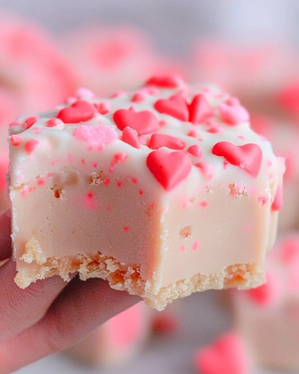 Valentine’s Day Sugar Cookie Fudge
