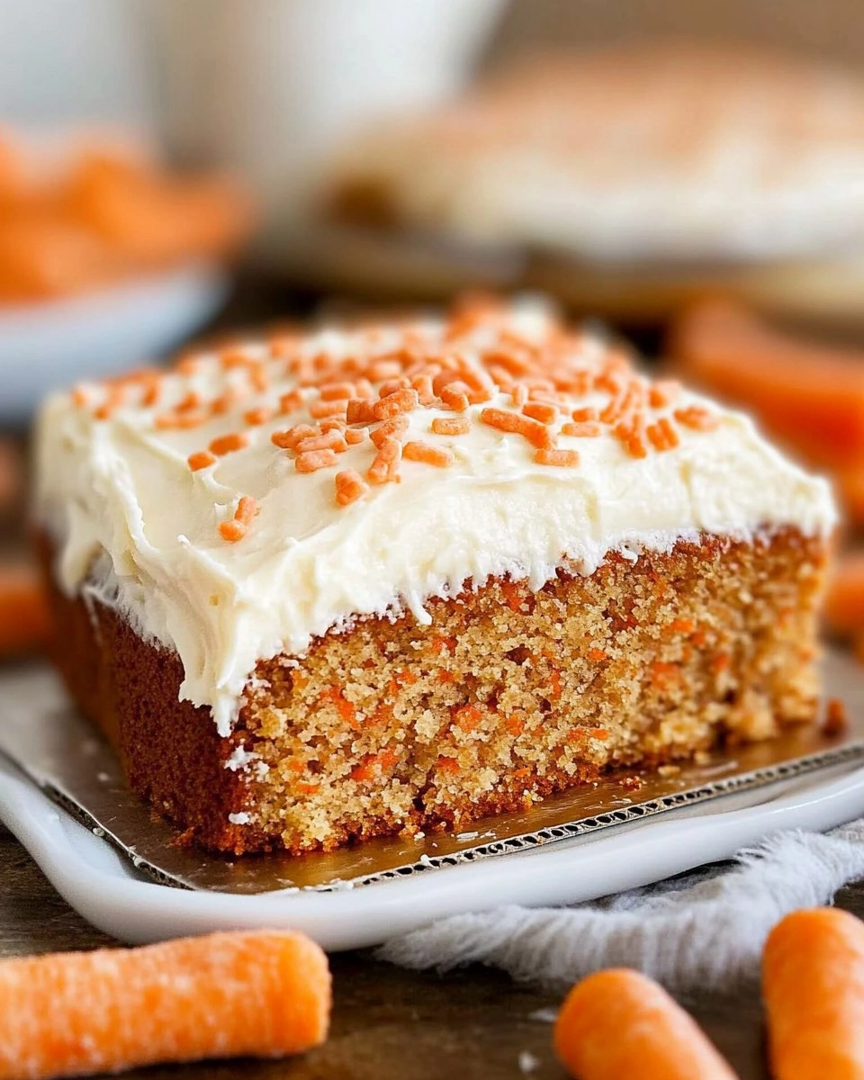 Carrot Cake Sheet Cake with Thick Cream Cheese Frosting 117 Carrot Cake Sheet Cake with Thick Cream Cheese Frosting