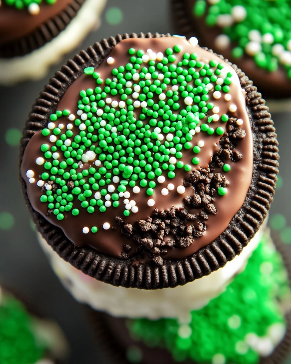 Chocolate Dipped Oreos with Sprinkles