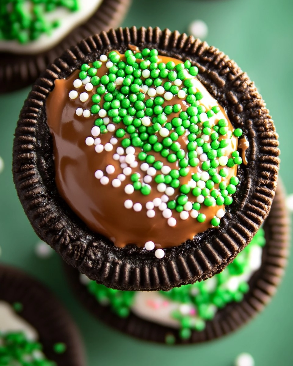 Chocolate Dipped Oreos with Sprinkles