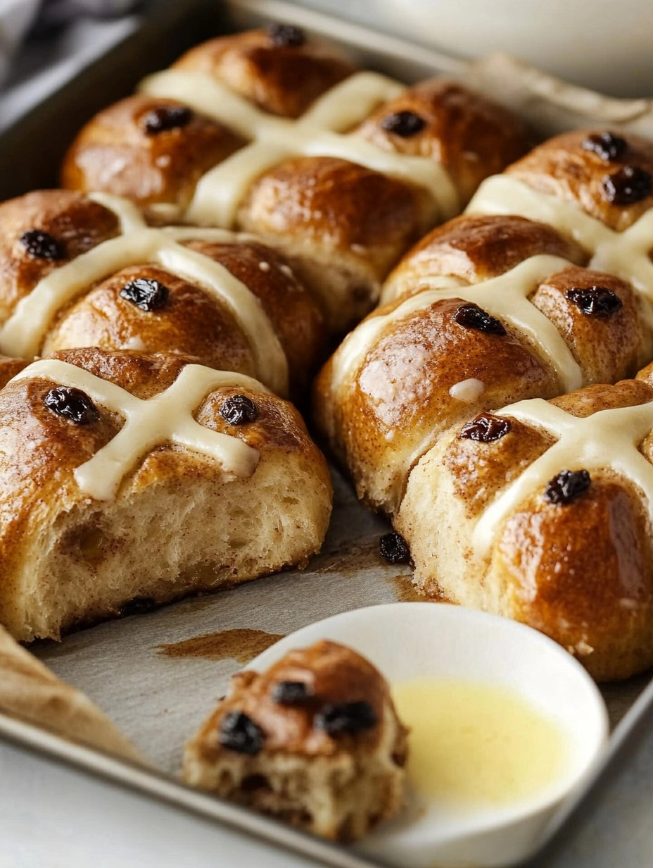Cinnamon Raisin Hot Cross Buns (Make-Ahead Easter Rolls) 146 Cinnamon Raisin Hot Cross Buns (Make-Ahead Easter Rolls)
