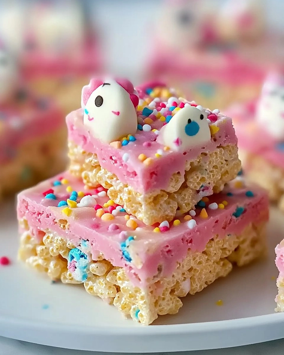 Circus Animal Cookie Rice Krispie Treats