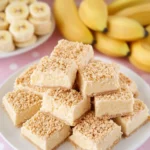 Easy Banana Pudding Fudge Squares with a Nilla Wafer Crunch 88 Easy-Banana-Pudding-Fudge-Squares-with-a-Nilla-Wafer-Crunch-Recipe