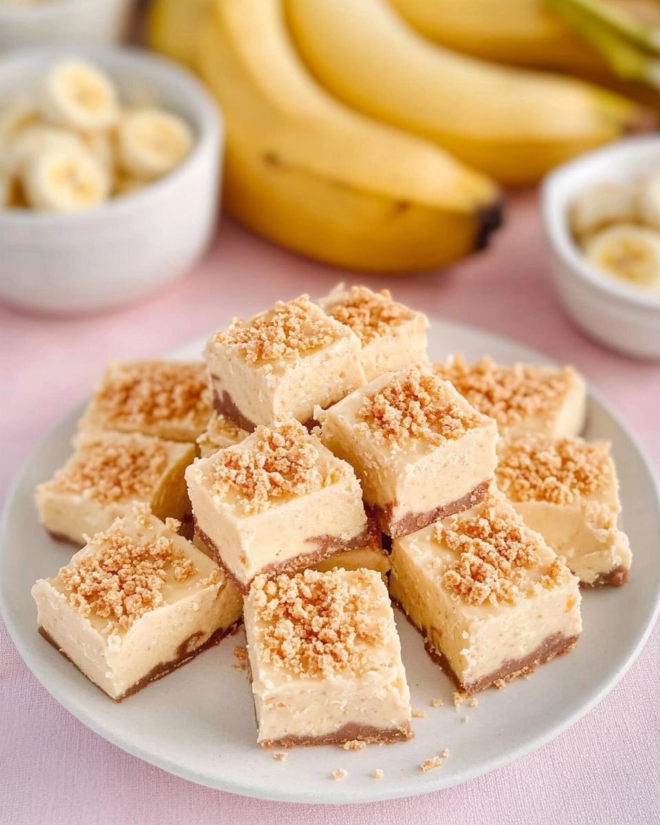 Easy Banana Pudding Fudge Squares with a Nilla Wafer Crunch 87 Easy Banana Pudding Fudge Squares with a Nilla Wafer Crunch
