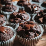 Easy Double Chocolate Muffins 33 Easy-Double-Chocolate-Muffins-Recipe