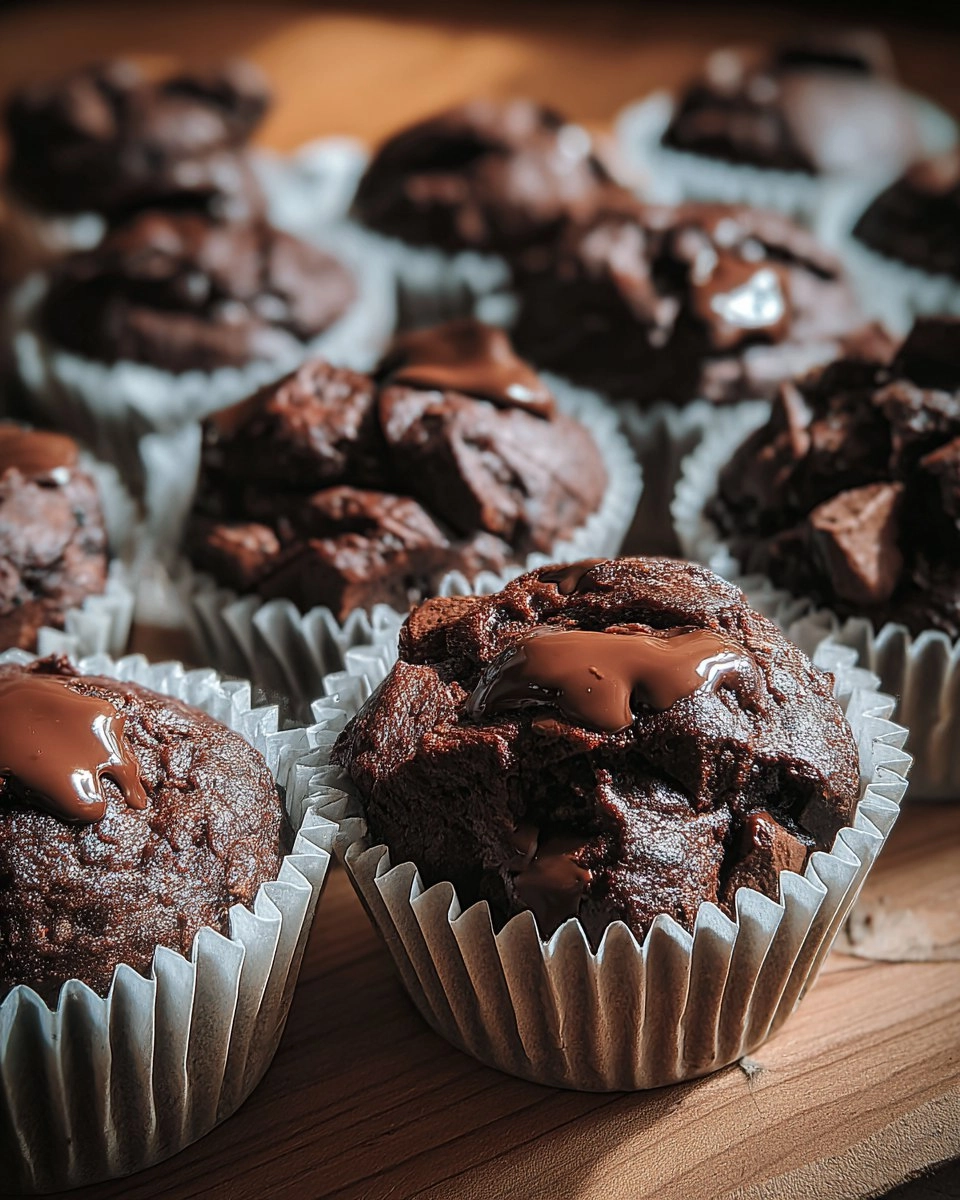Easy Double Chocolate Muffins 30 Easy Double Chocolate Muffins