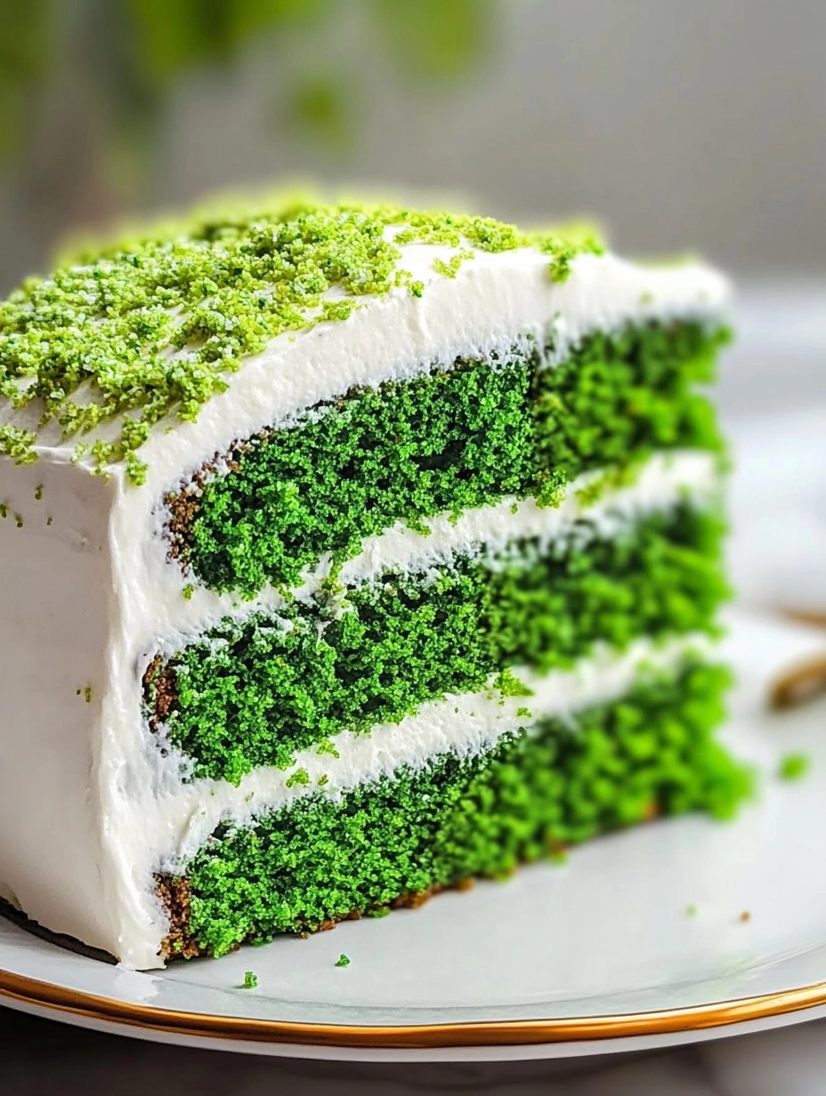 Green Velvet Cake