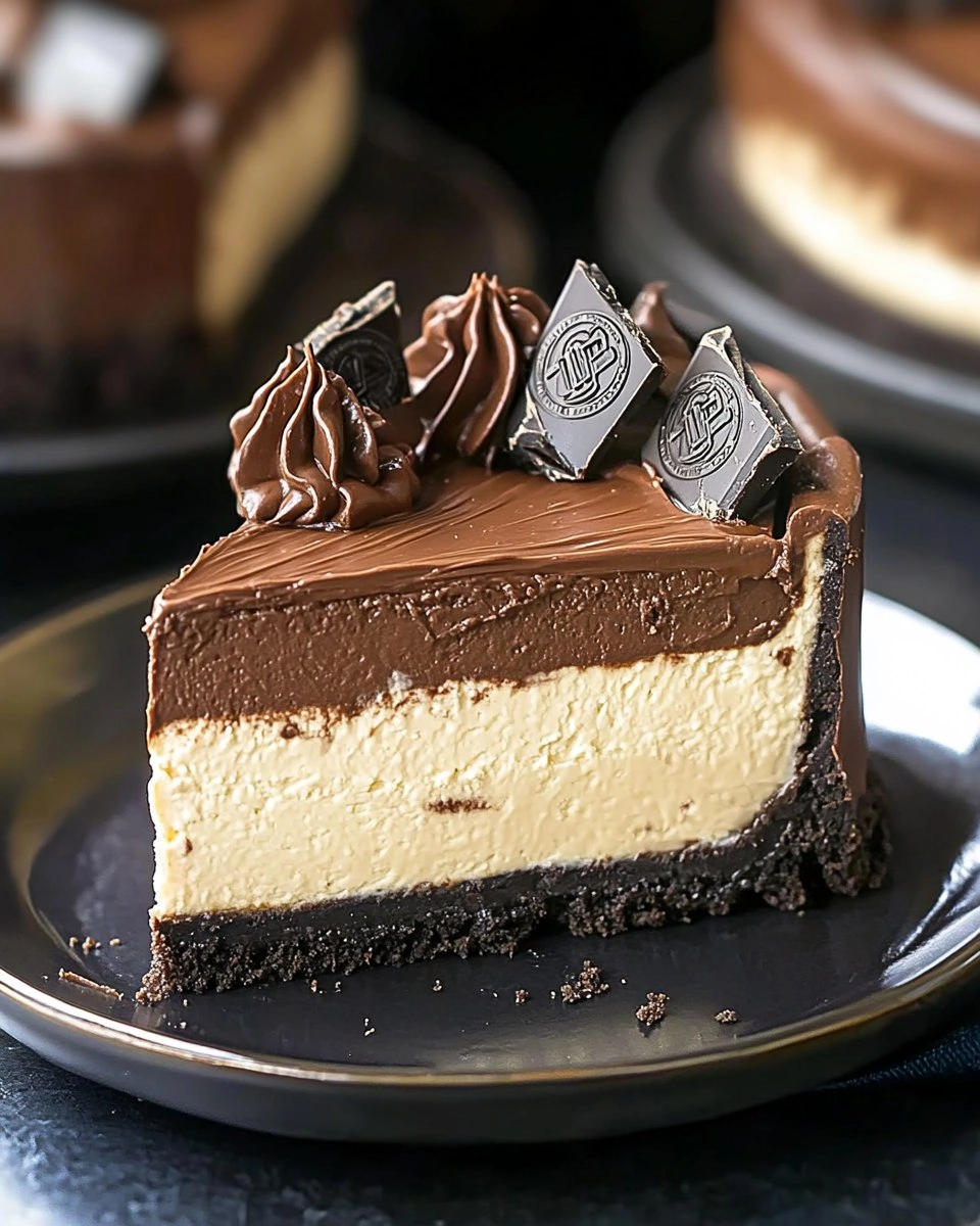 Guinness Chocolate Cheesecake with Baileys Ganache 92 Guinness Chocolate Cheesecake with Baileys Ganache