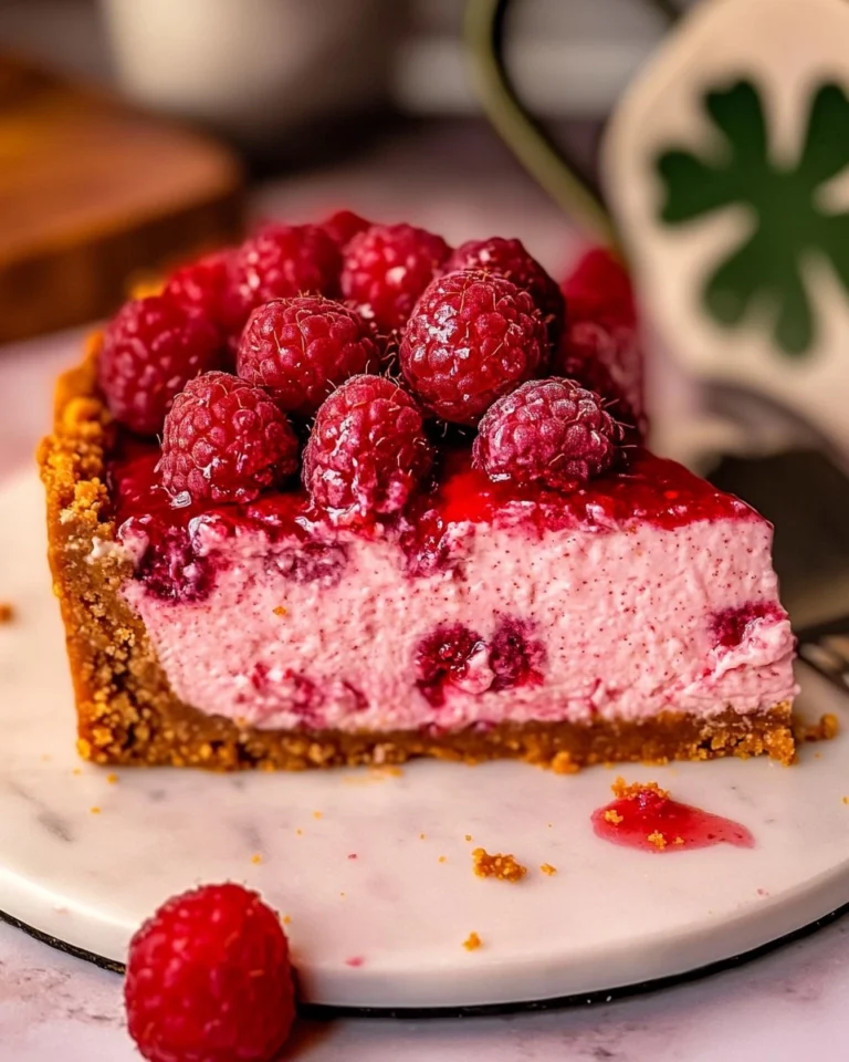 Ultra-Raspberry-Cheesecake-St-Patricks-Day-Recipe