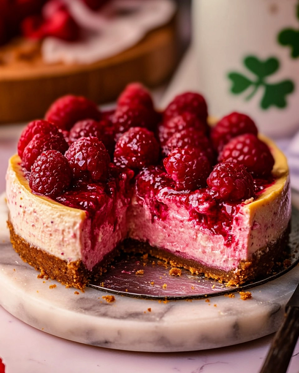 Ultra Raspberry Cheesecake  St Patrick's Day