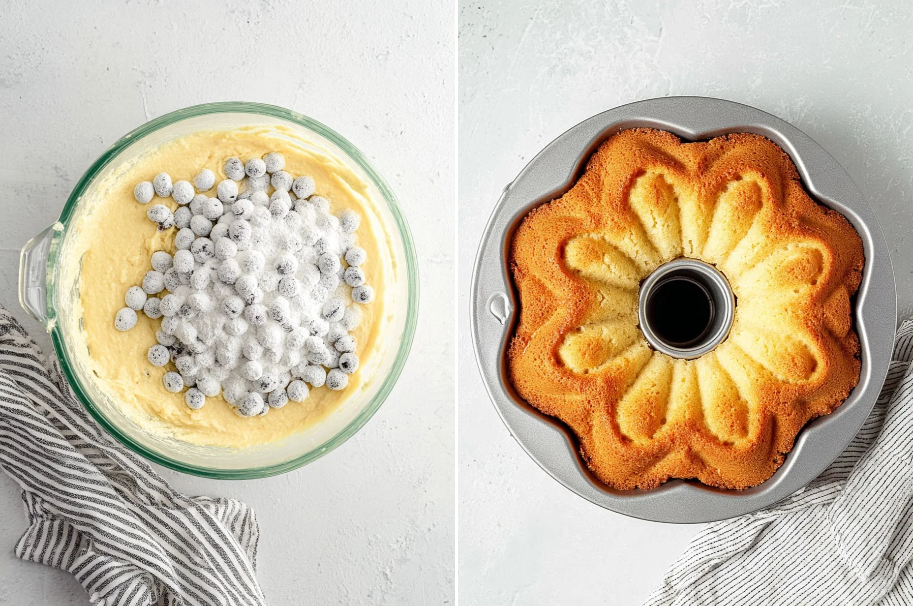Blueberry Almond Bundt Cake