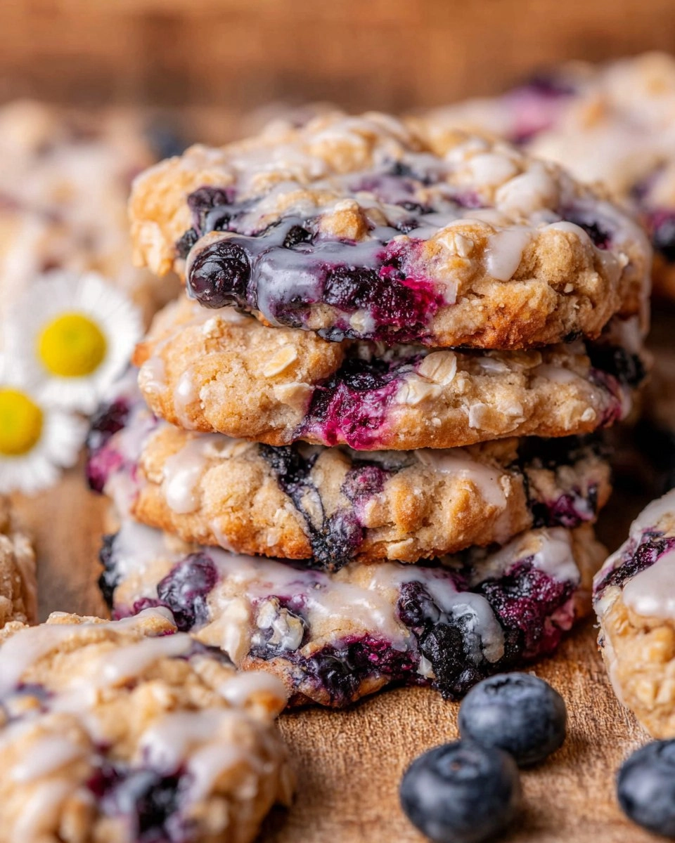 Blueberry Coffee Cake Cookies