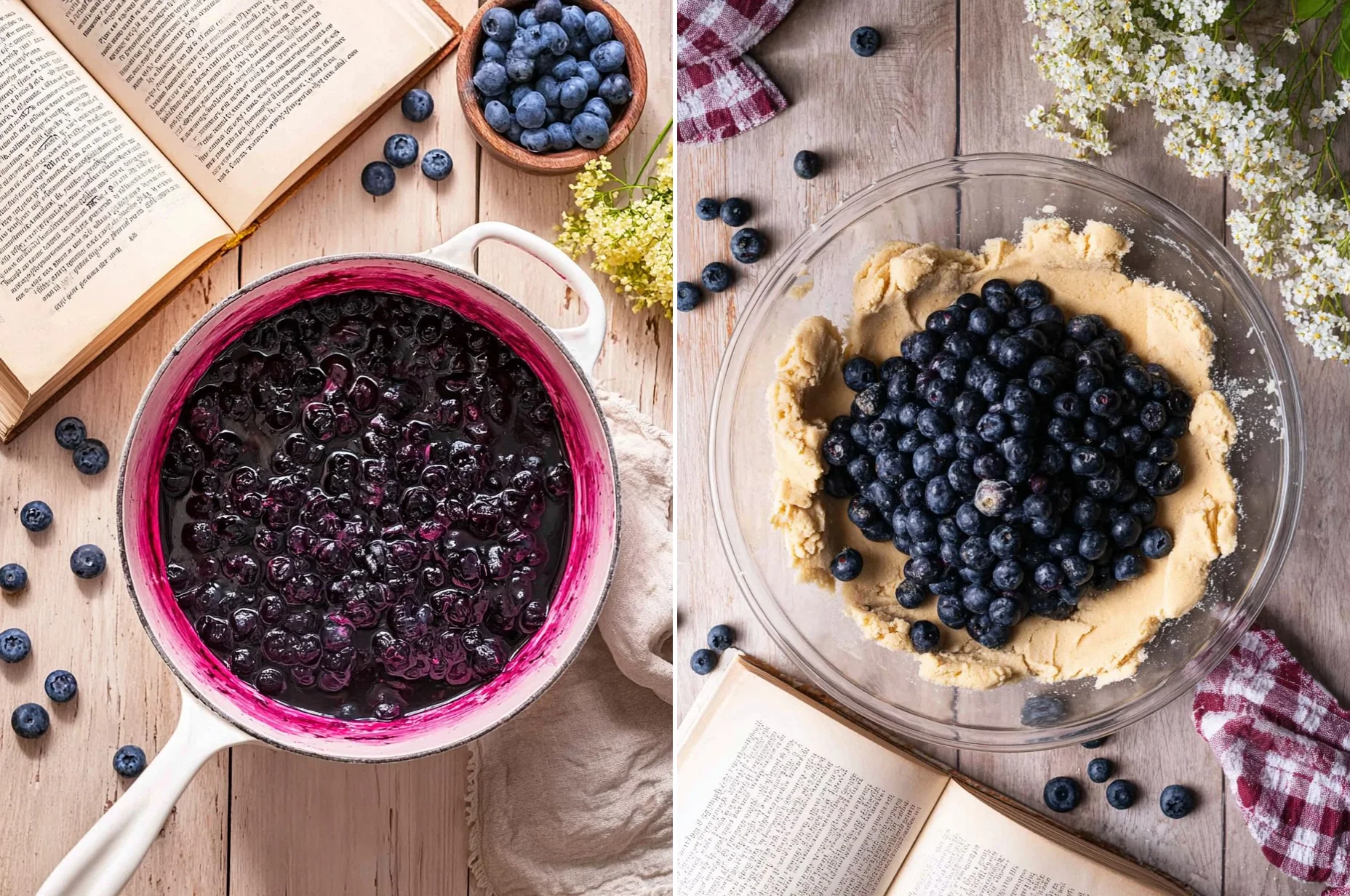 Blueberry Coffee Cake Cookies