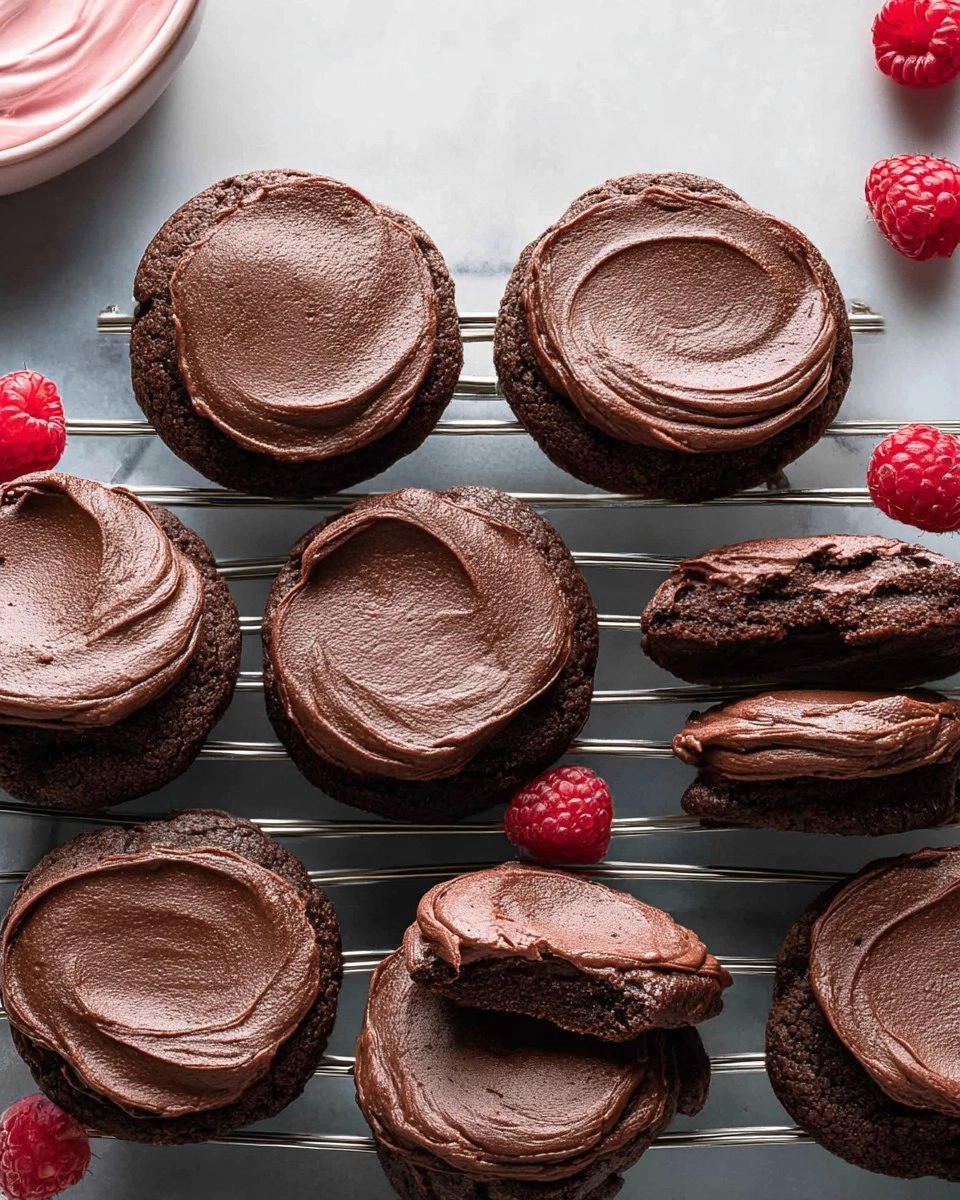 Chocolate Raspberry Cookies
