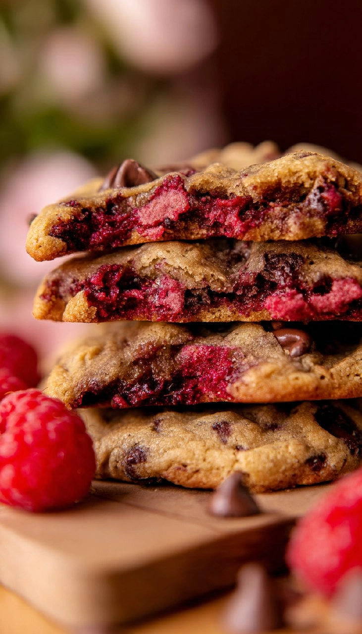 Cookies With Raspberry