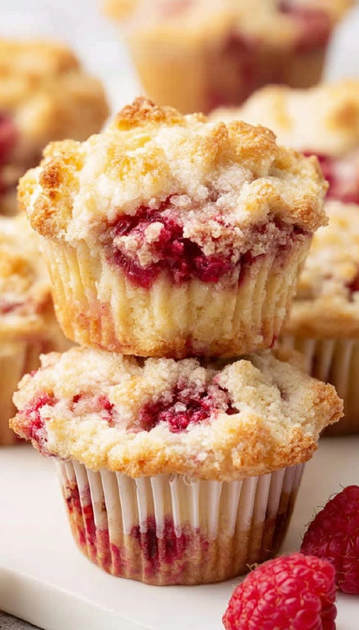 Double Raspberry Muffins