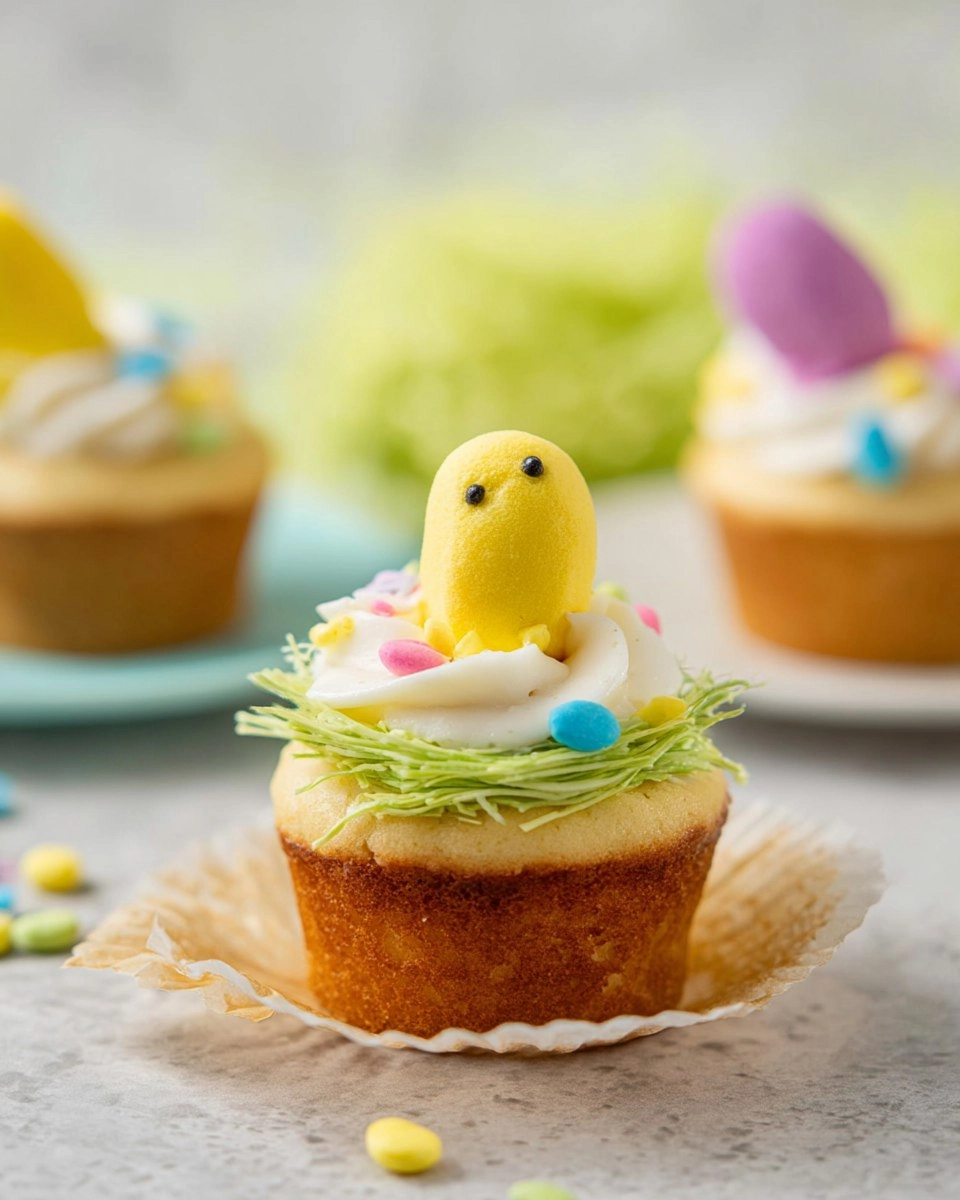 Easter Peep Cupcakes
