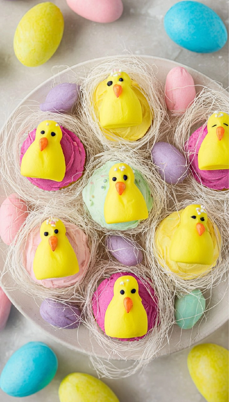 Easter Peep Cupcakes