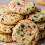 Easy-Vegan-Funfetti-Cake-Mix-Cookies-Only-4-Ingredients-Recipe