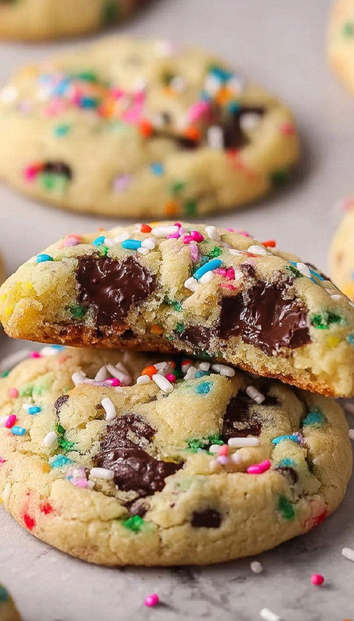 Easy Vegan Funfetti Cake Mix Cookies (Only 4 Ingredients!)