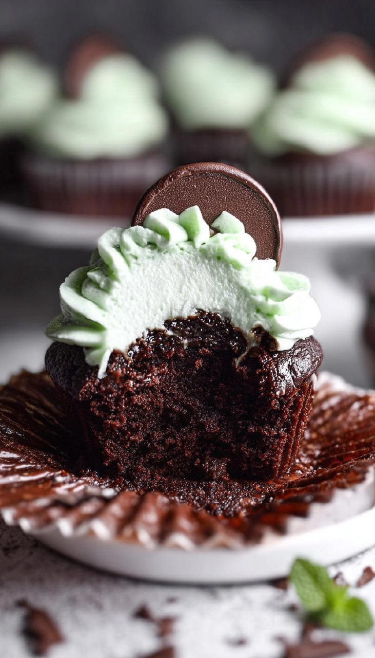 Mint Chocolate Cupcakes 152 Mint Chocolate Cupcakes