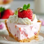 No-Bake-Frozen-Strawberry-Pie-Recipe