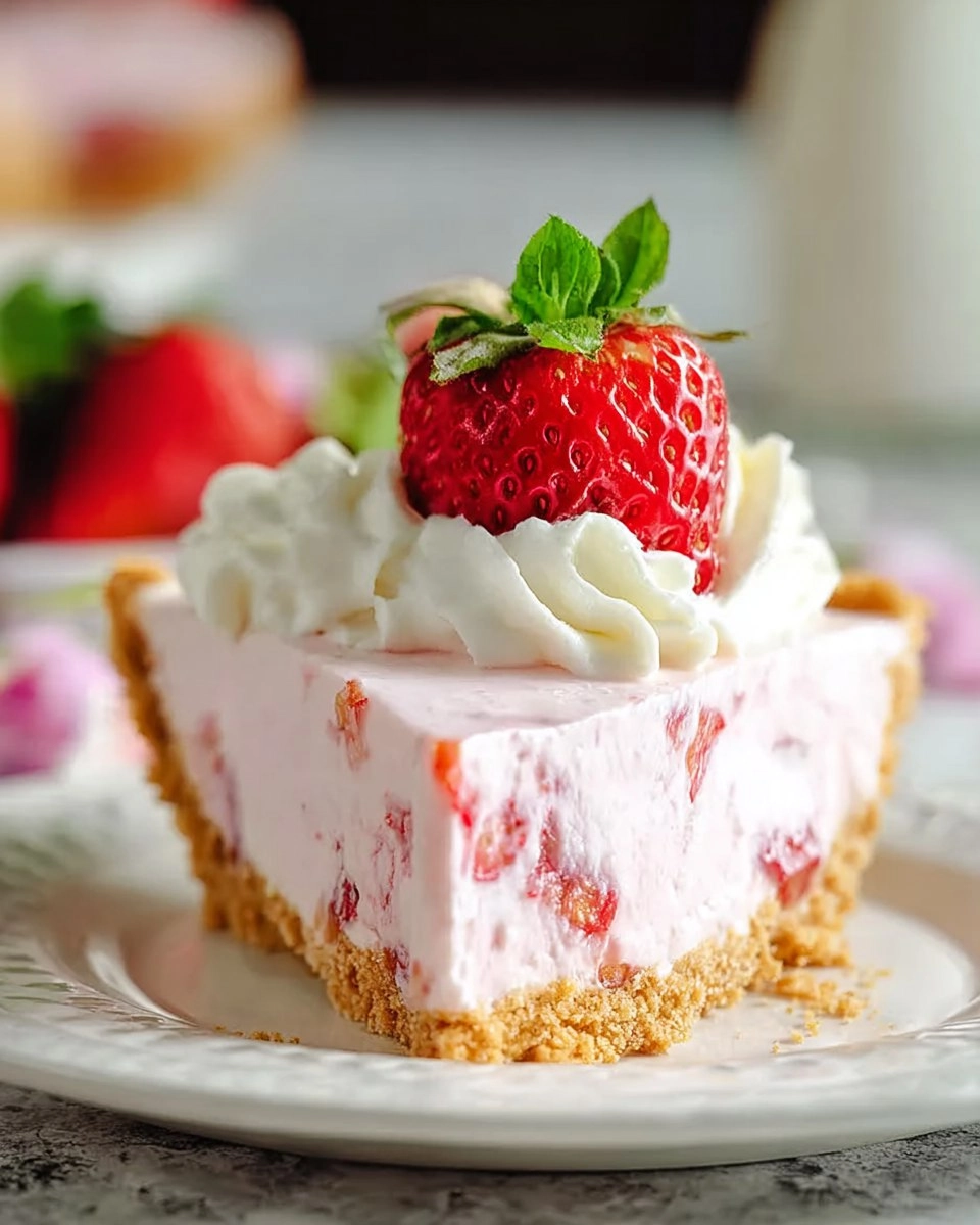 No-Bake Frozen Strawberry Pie 40 No-Bake-Frozen-Strawberry-Pie-Recipe