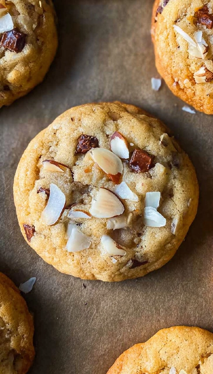 Orange Almond Chocolate Chip Cookies