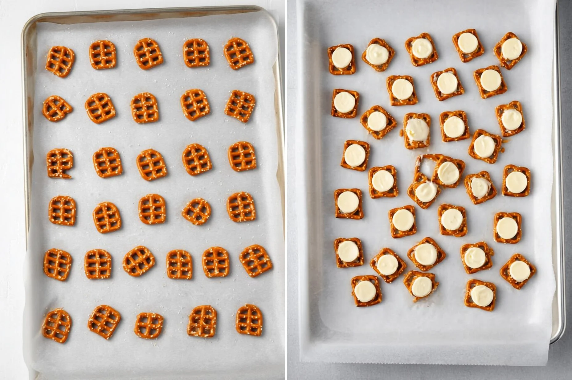 Pastel Candy Spring Flower Pretzels