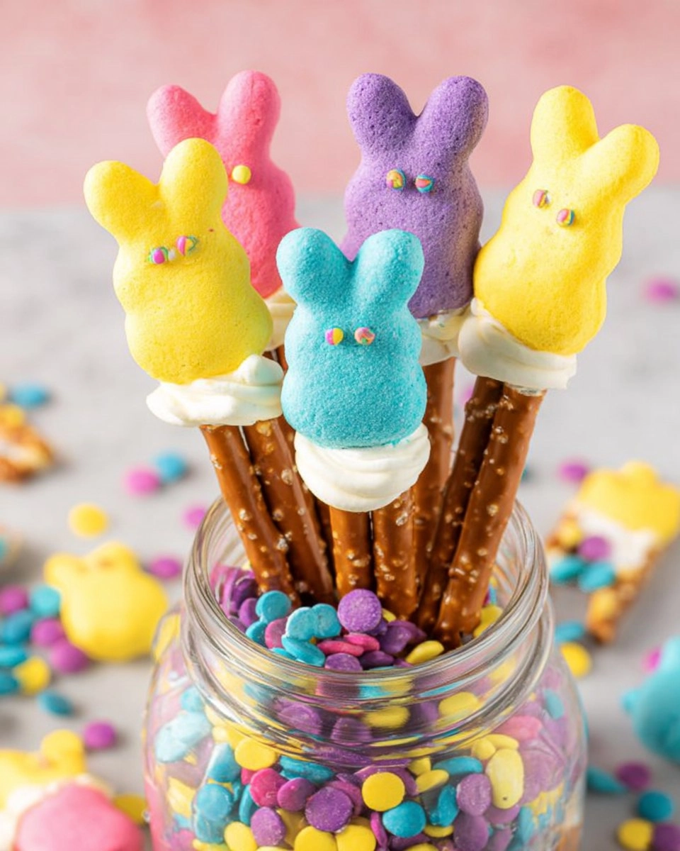 Peeps Pretzel Rods