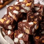 Rocky Road Fudge (Easy Microwave Recipe) 73 Rocky-Road-Fudge-Easy-Microwave-Recipe-Recipe