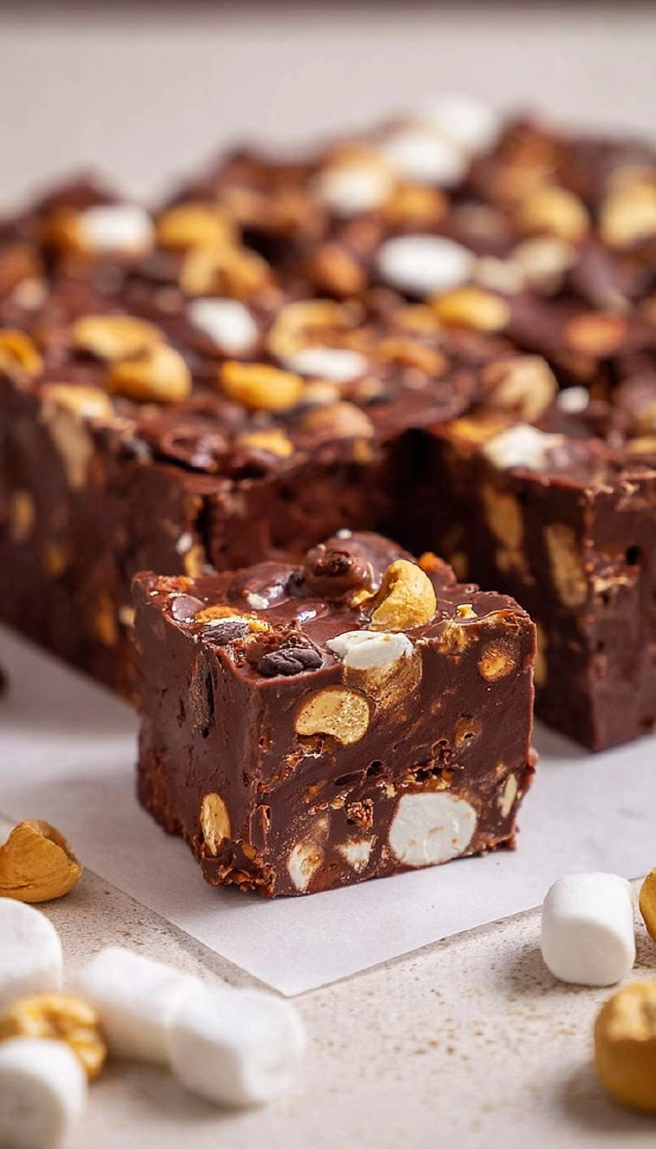 Rocky Road Fudge (Easy Microwave Recipe) 72 Rocky Road Fudge (Easy Microwave Recipe)