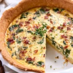 Spinach-and-Bacon-Quiche-Recipe