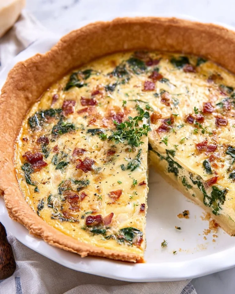 Spinach-and-Bacon-Quiche-Recipe