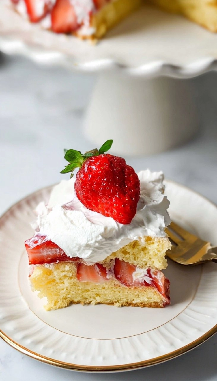 Strawberry Shortcake Cake