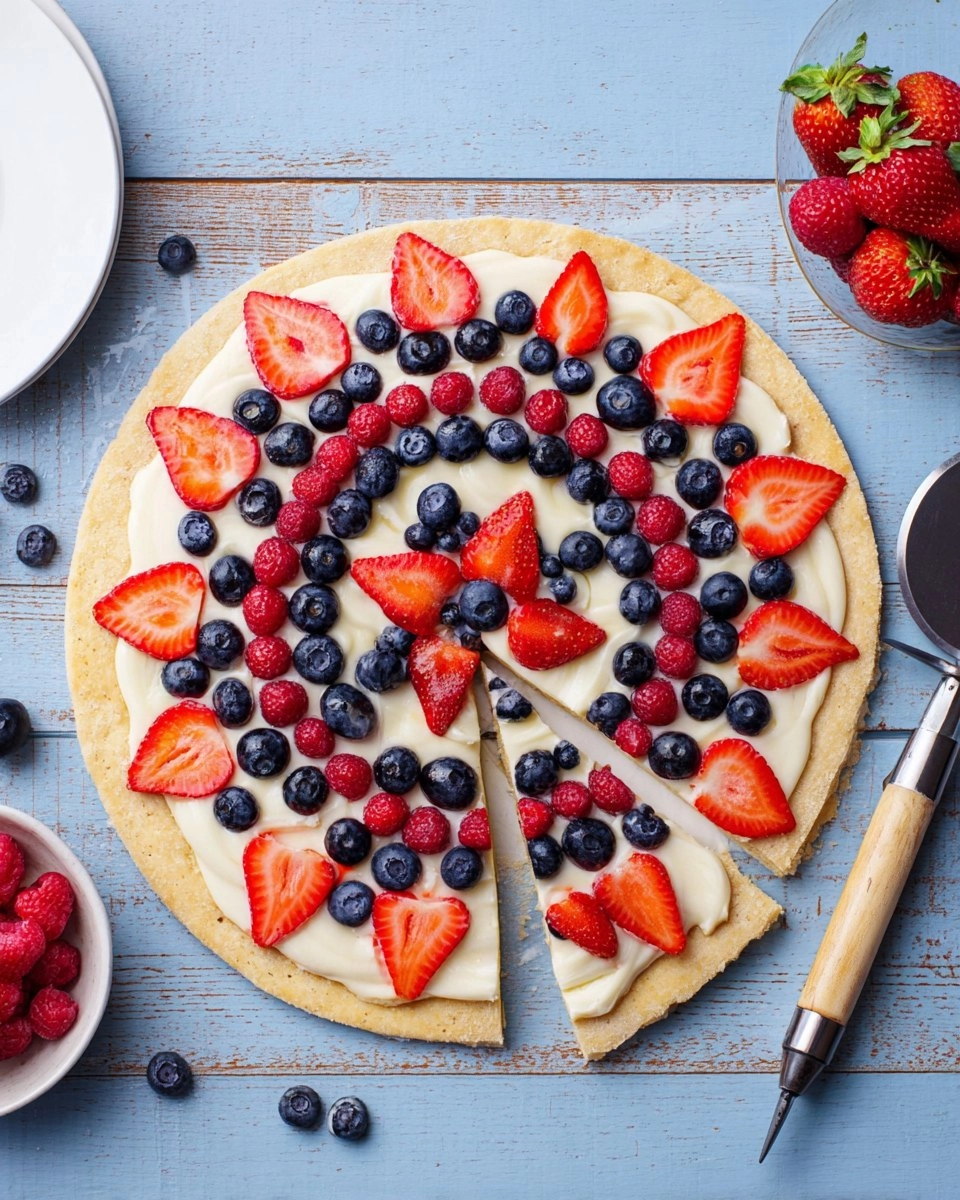 4th of July Fruit Pizza