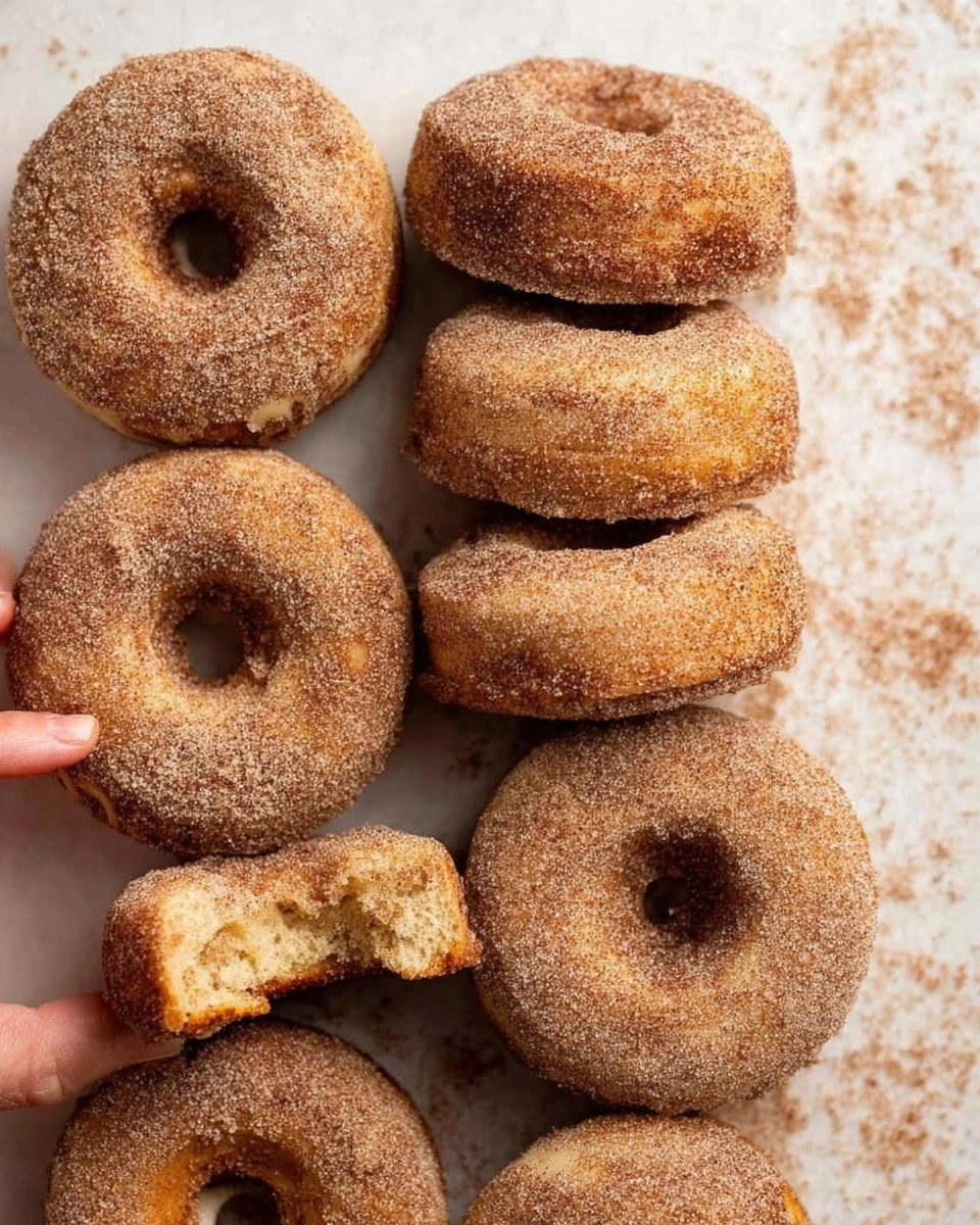 Baked Cinnamon Sugar Donuts